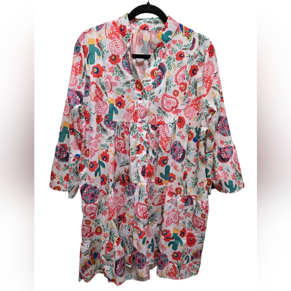 Boho Dress with Sugar Skull Design